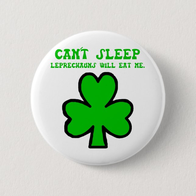 Badge Rond 5 Cm Bouton de sommeil (Devant)