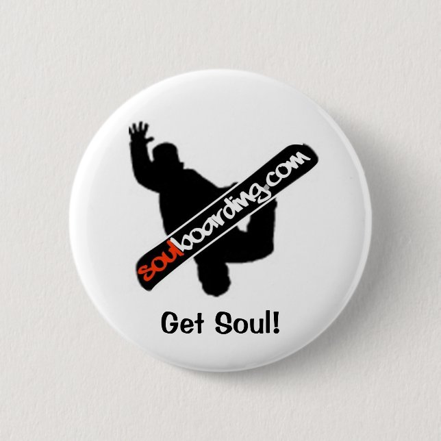 Badge Rond 5 Cm Bouton de Soulboarders (Devant)