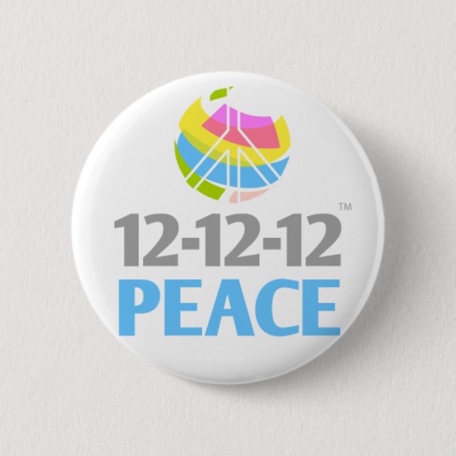 Badge Rond 5 Cm Bouton de souvenir pour la PAIX (Devant)
