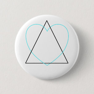Badge Rond 5 Cm Bouton de symbole d'adoption