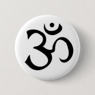 Badge Rond 5 Cm Bouton de symbole d'ohm