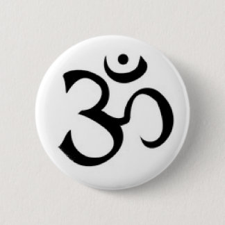 Badge Rond 5 Cm Bouton de symbole d'ohm