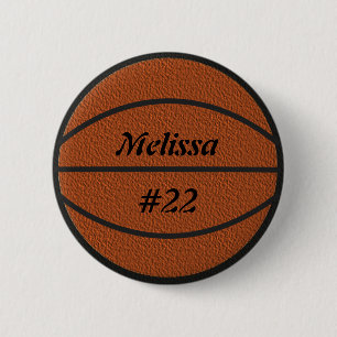 Badge Rond 5 Cm Bouton de talent de basket-ball