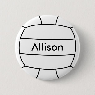 Badge Rond 5 Cm Bouton de talent de volleyball