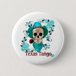 Badge Rond 5 Cm Bouton de tango du Texas