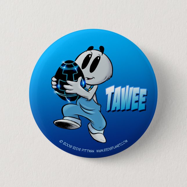 Badge Rond 5 Cm Bouton de Tawee (Devant)