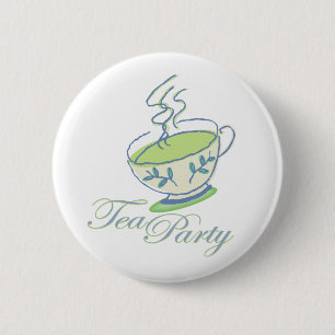 Badge Rond 5 Cm Bouton de thé
