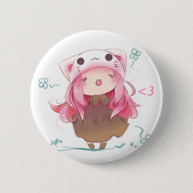 Badge Rond 5 Cm Bouton de Toeto (Devant)