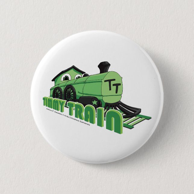 Badge Rond 5 Cm Bouton de train de Timmy (Devant)
