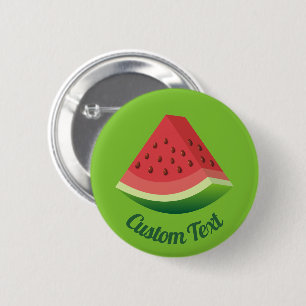 Badge Rond 5 Cm Bouton de tranche de pastèque