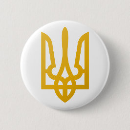 Badge Rond 5 Cm Bouton de Trident