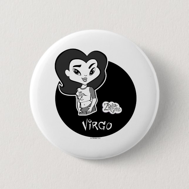 Badge Rond 5 Cm Bouton de Vierge (Devant)