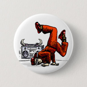 Badge Rond 5 Cm bouton de Vieux-school