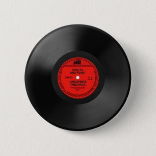 Badge Rond 5 Cm Bouton de vinyle de Pindonga