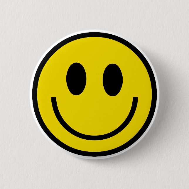 Badge Rond 5 Cm Bouton de visage (Devant)