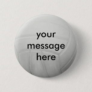 Badge Rond 5 Cm Bouton de volleyball