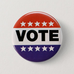 Badge Rond 5 Cm Bouton de vote