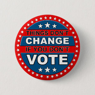 Badge Rond 5 Cm Bouton de vote
