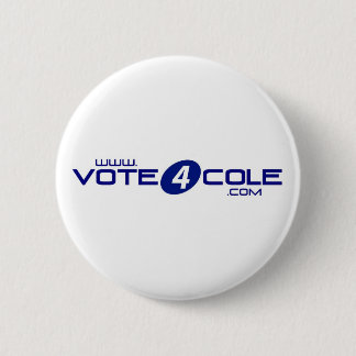 Badge Rond 5 Cm Bouton de Vote4Cole