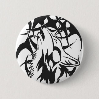 Badge Rond 5 Cm Bouton de Wolfspirit