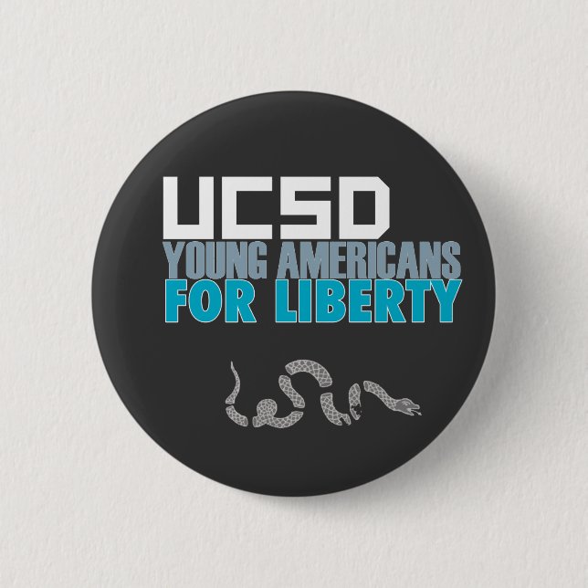Badge Rond 5 Cm Bouton de YAL-UCSD (Devant)