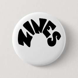 Badge Rond 5 Cm Bouton de Zines