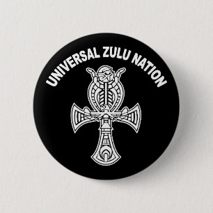 BADGE ROND 5 CM BOUTON DE ZOULOU