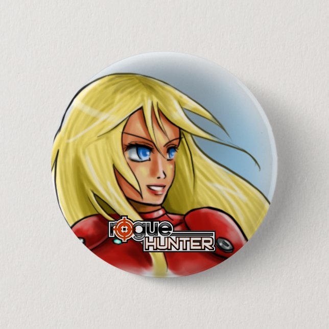 Badge Rond 5 Cm Bouton de Zyra Zanr Manga (Devant)