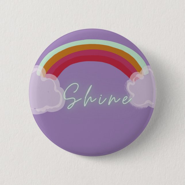 Badge Rond 5 Cm Bouton d'éclairage (Devant)