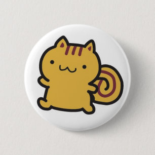 Badge Rond 5 Cm Bouton d'écureuil