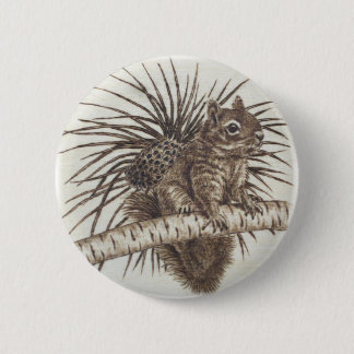 Badge Rond 5 Cm Bouton d'écureuil - spilla de Scoiattolino