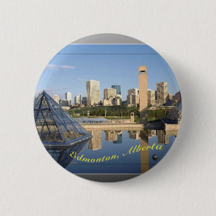 Badge Rond 5 Cm bouton d'Edmonton