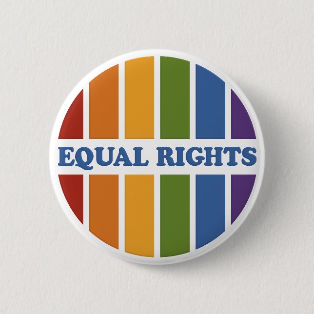 Badge Rond 5 Cm Bouton d'égalité des droits (Devant)