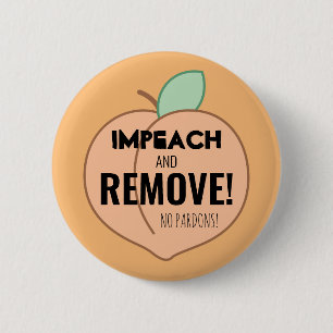 Badge Rond 5 Cm Bouton d'empiétement orange