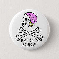 Bouton d'équipage d'une mariée pirate