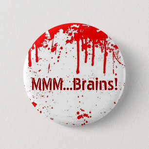 Badge Rond 5 Cm … Bouton des cerveaux MMM
