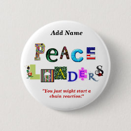 Badge Rond 5 Cm Bouton des Chefs de paix