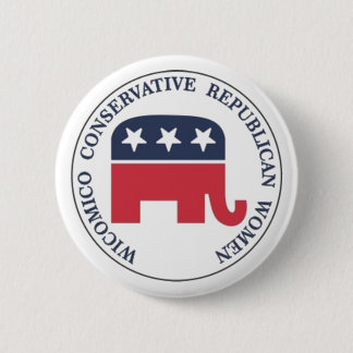 Badge Rond 5 Cm Bouton des femmes républicaines conservatrices de 