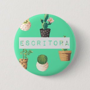 Badge Rond 5 Cm Bouton d'Escritora