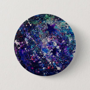 Badge Rond 5 Cm Bouton d'espace extra-atmosphérique