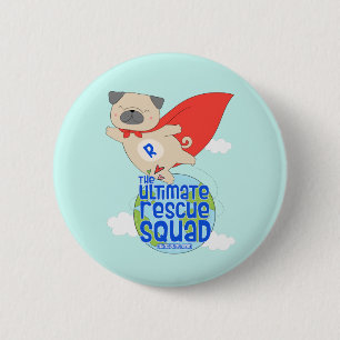 Badge Rond 5 Cm Bouton d'esquive de Secourt ultime