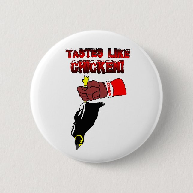 Badge Rond 5 Cm Bouton Detroit Dead Penguin (Devant)