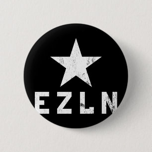 Badge Rond 5 Cm Bouton d'EZLN Zapatista