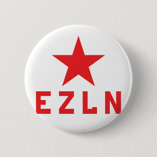 Badge Rond 5 Cm Bouton d'EZLN Zapatista