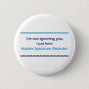 Badge Rond 5 Cm Bouton d'ignorance TSA