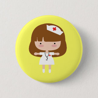 Badge Rond 5 Cm Bouton d'infirmière