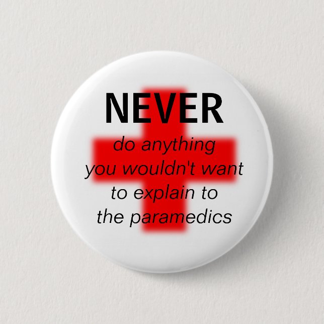 Badge Rond 5 Cm Bouton d'infirmiers (Devant)