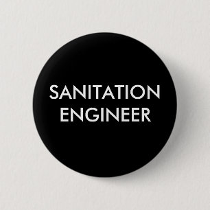 BADGE ROND 5 CM BOUTON D'INGÉNIEUR COMPÉTENT EN MATIÈRE DE