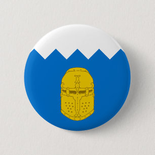 Badge Rond 5 Cm Bouton d'insigne Barony of Bronzehelm Populace