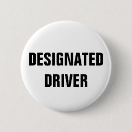 Badge Rond 5 Cm bouton d'insigne de conducteur désigné simple